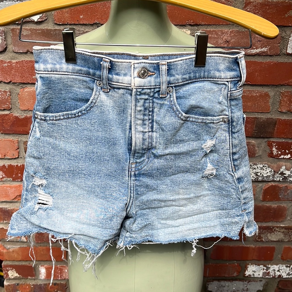 Express Mom Shorts Super High Rise size 00